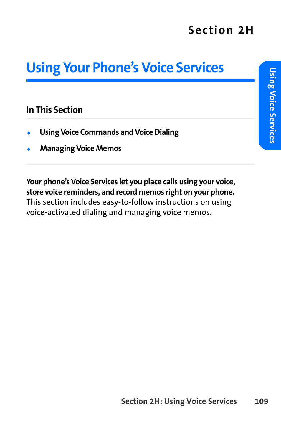 Using your phone’s voice services, 2h. using your phone’s voice services | Nokia 6165i User Manual | Page 135 / 231