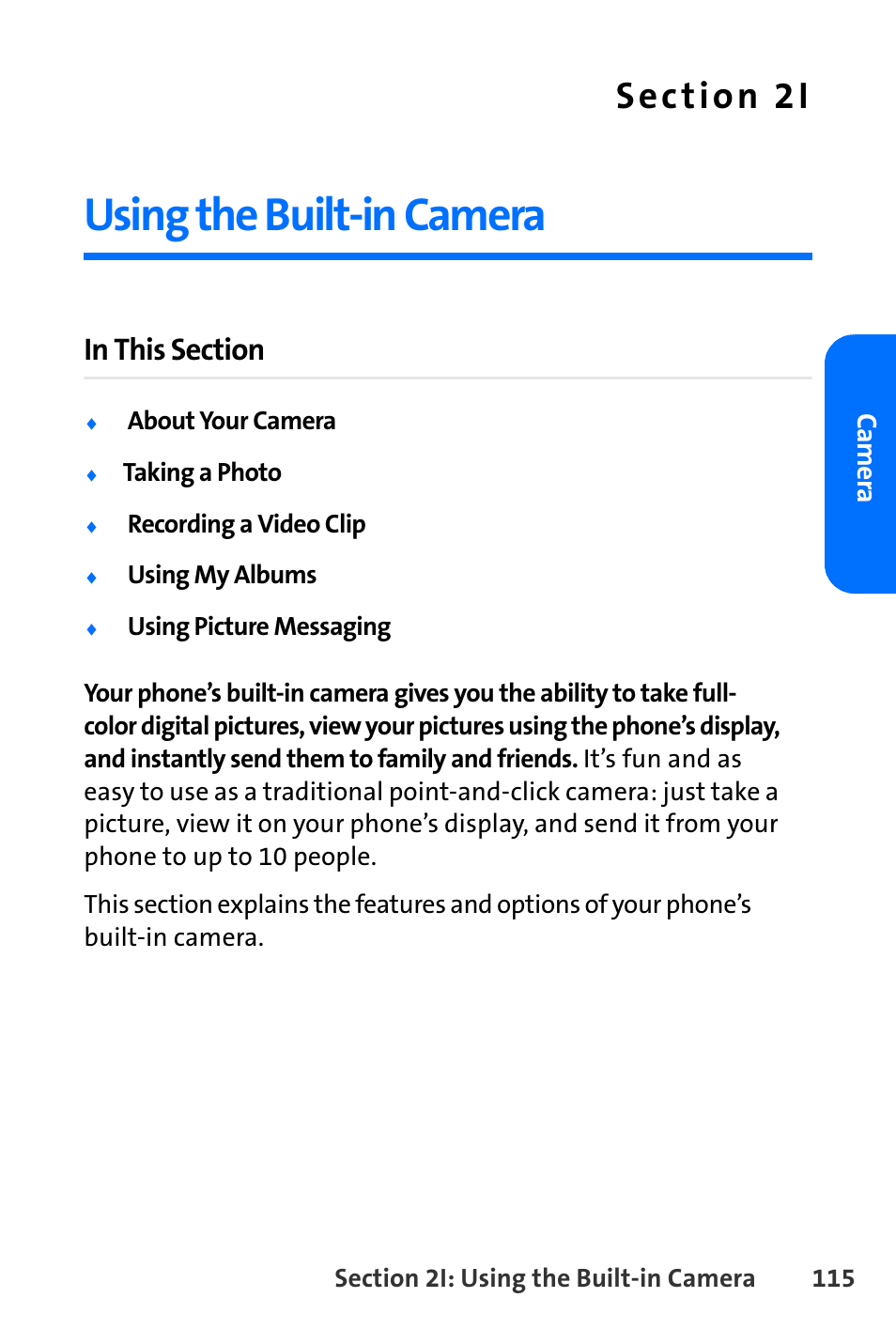 Using the built-in camera, 2i. using the built-in camera | Nokia 6165i User Manual | Page 141 / 231