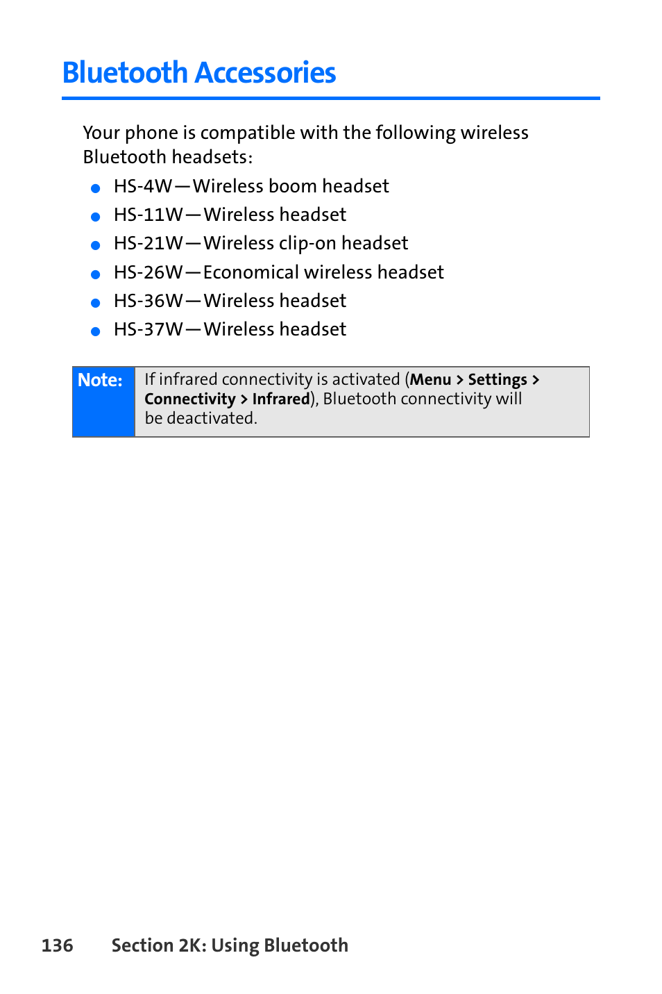 Bluetooth accessories | Nokia 6165i User Manual | Page 162 / 231