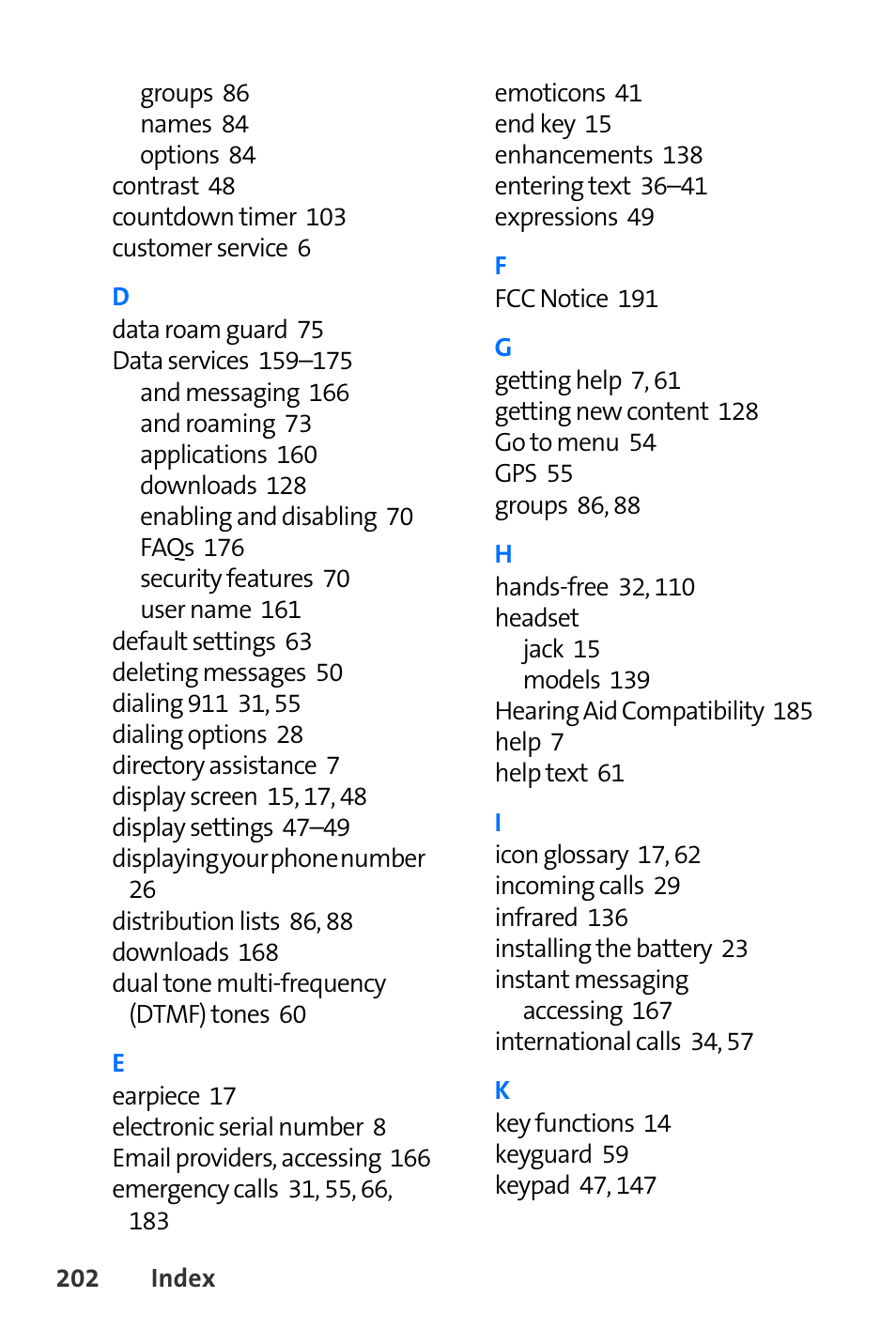 Nokia 6165i User Manual | Page 228 / 231