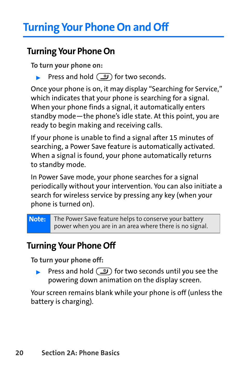 Turning your phone on and off, Turning your phone on, Turning your phone off | Nokia 6165i User Manual | Page 46 / 231
