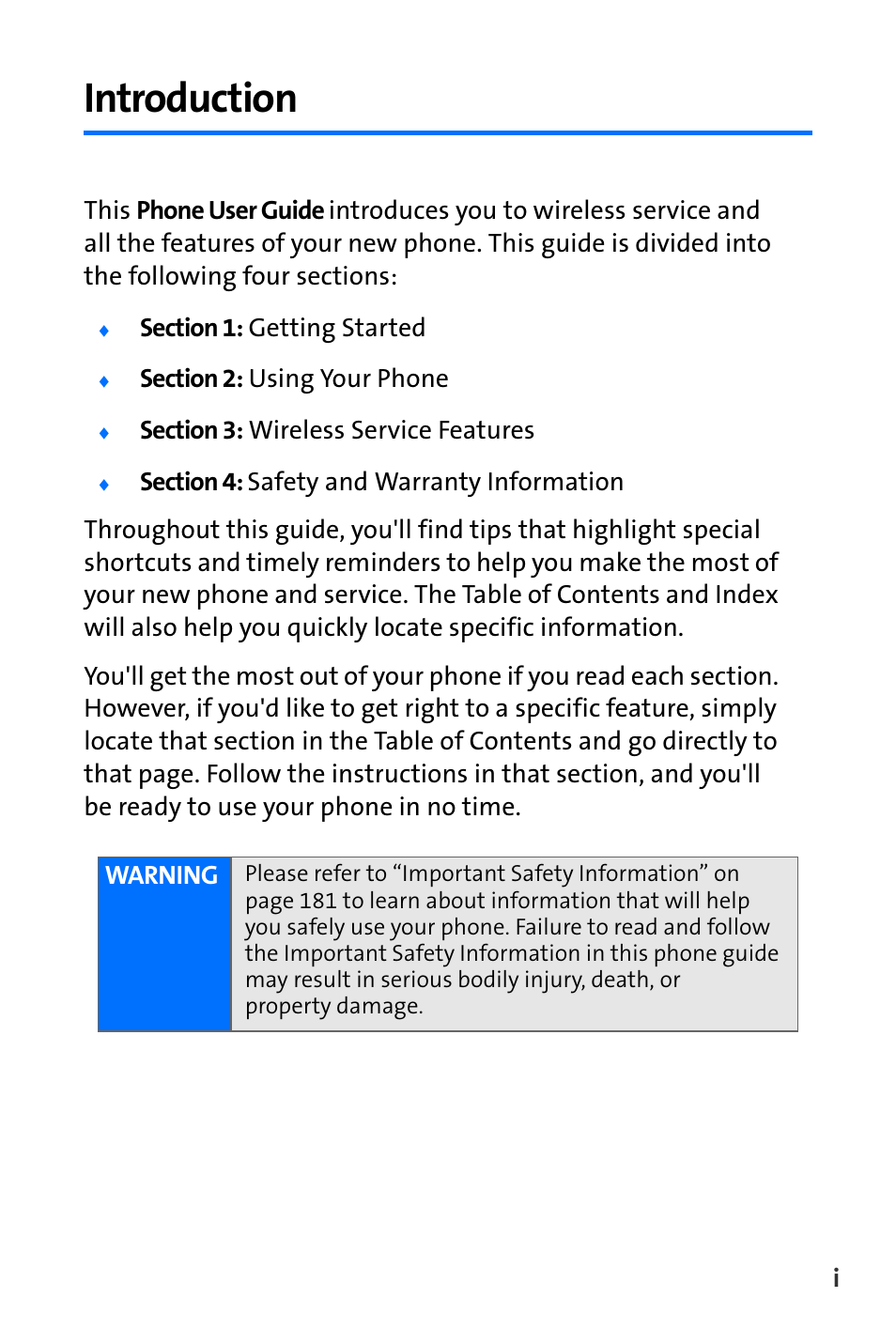 Nokia 6165i User Manual | Page 7 / 231