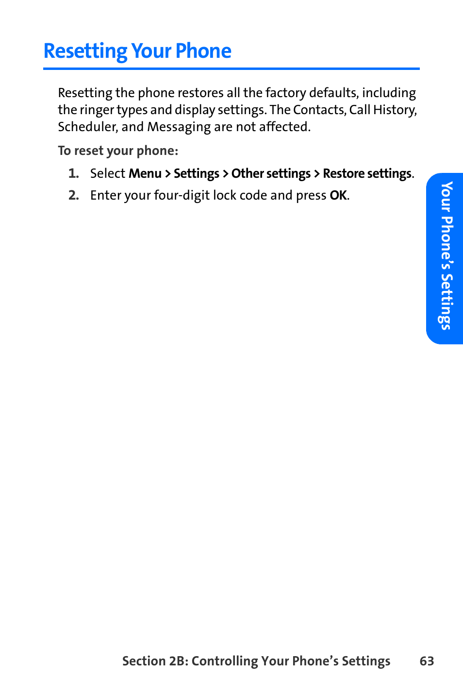Resetting your phone, Resetti | Nokia 6165i User Manual | Page 89 / 231