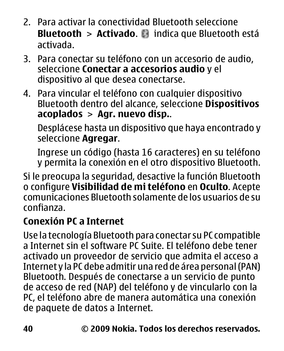 Nokia 2330 User Manual | Page 104 / 135