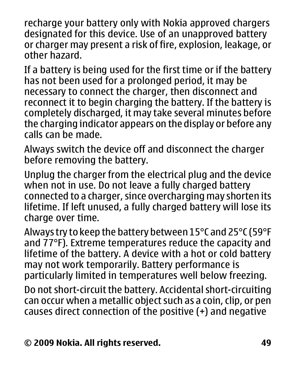 Nokia 2330 User Manual | Page 49 / 135