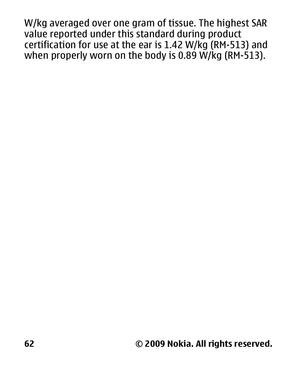 Nokia 2330 User Manual | Page 62 / 135