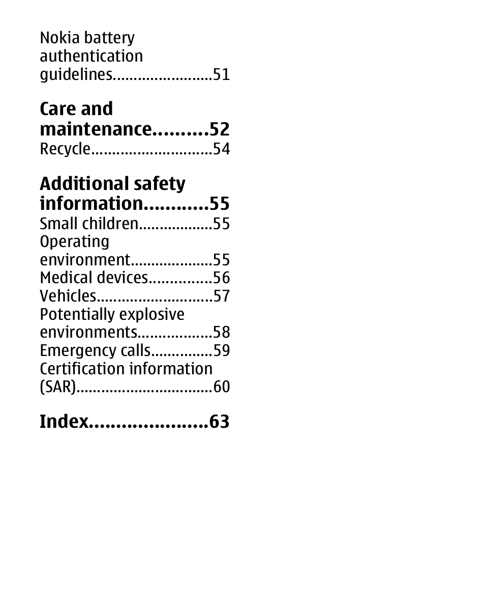 Nokia 2330 User Manual | Page 7 / 135