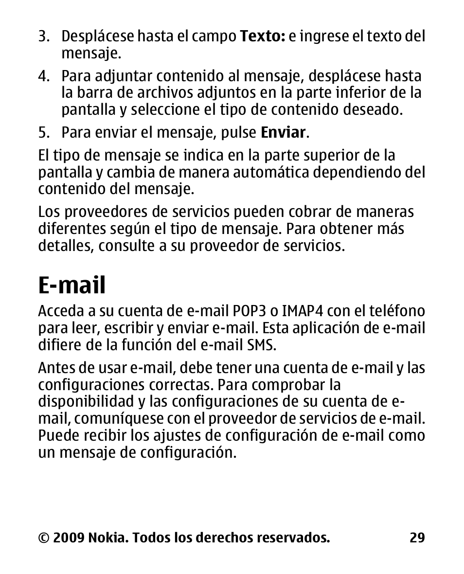 E-mail | Nokia 2330 User Manual | Page 93 / 135