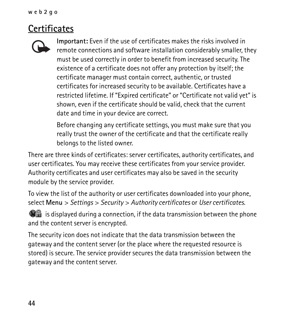 Certificates | Nokia X2-01 User Manual | Page 44 / 73