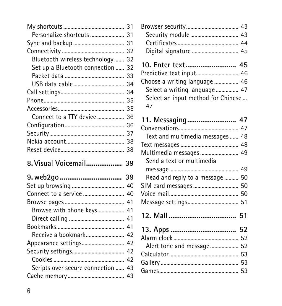 Nokia X2-01 User Manual | Page 6 / 73