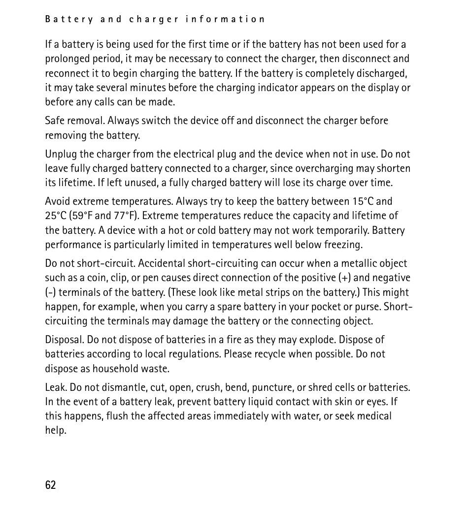 Nokia X2-01 User Manual | Page 62 / 73