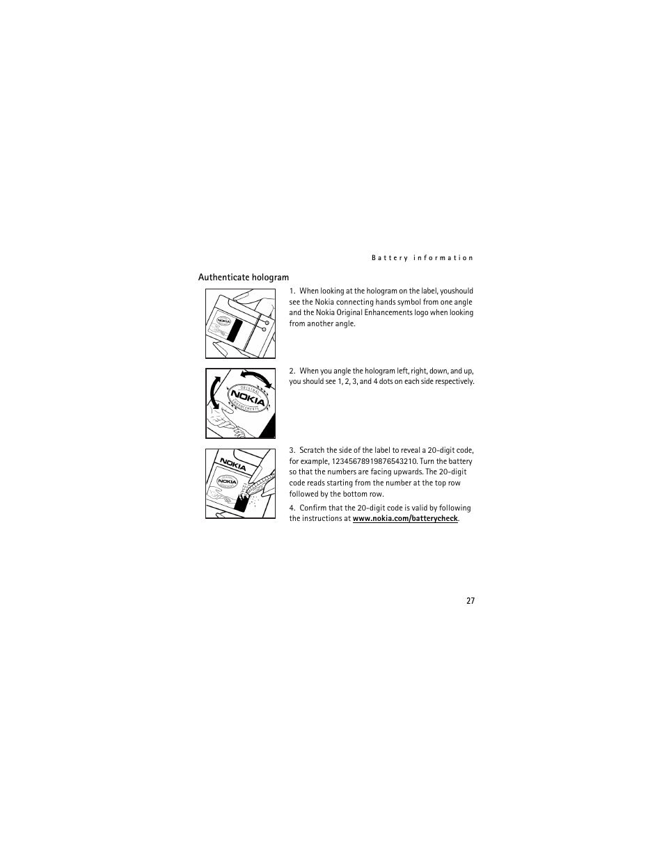 Nokia 1112 User Manual | Page 28 / 89