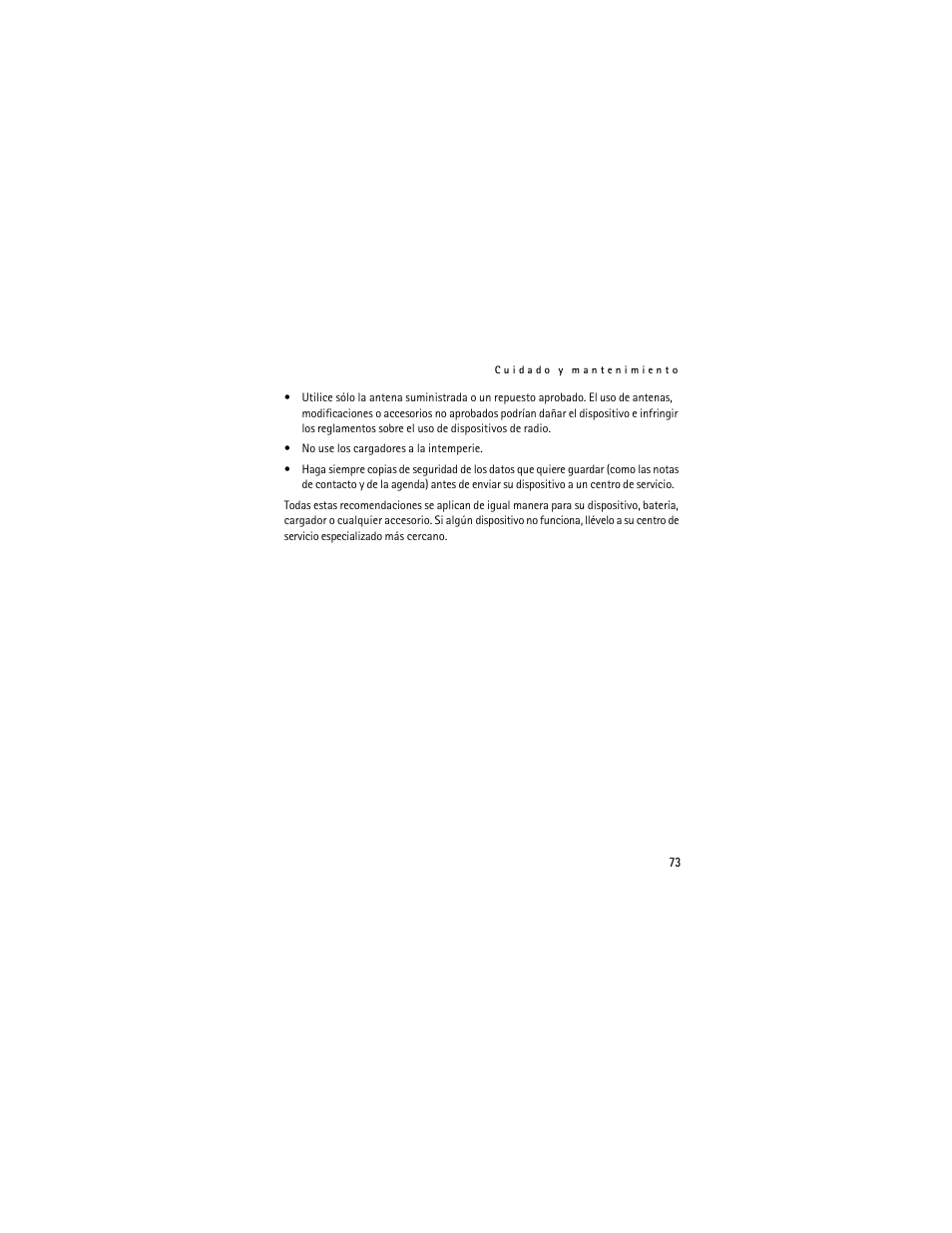 Nokia 1112 User Manual | Page 74 / 89