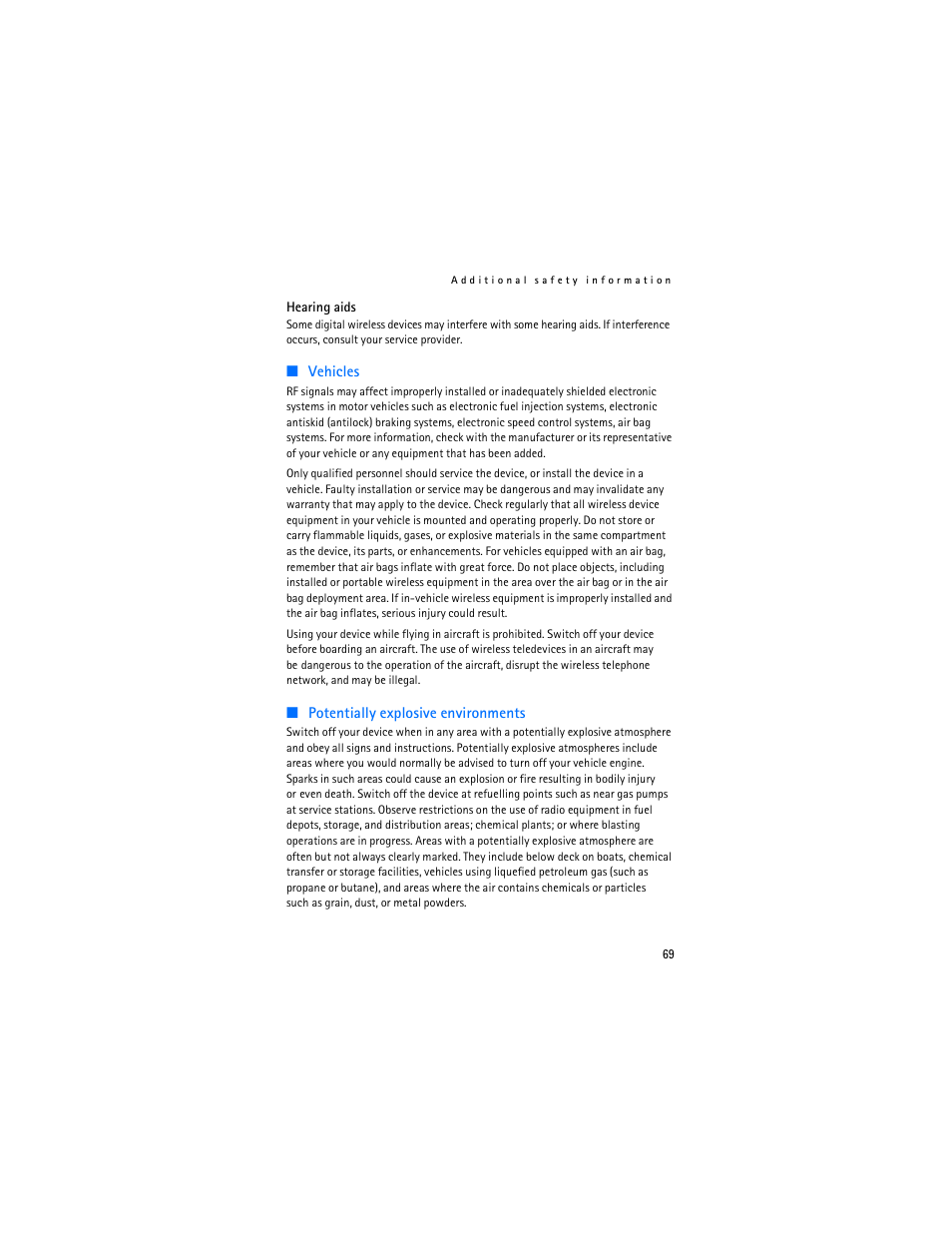 Nokia 2125i User Manual | Page 70 / 161