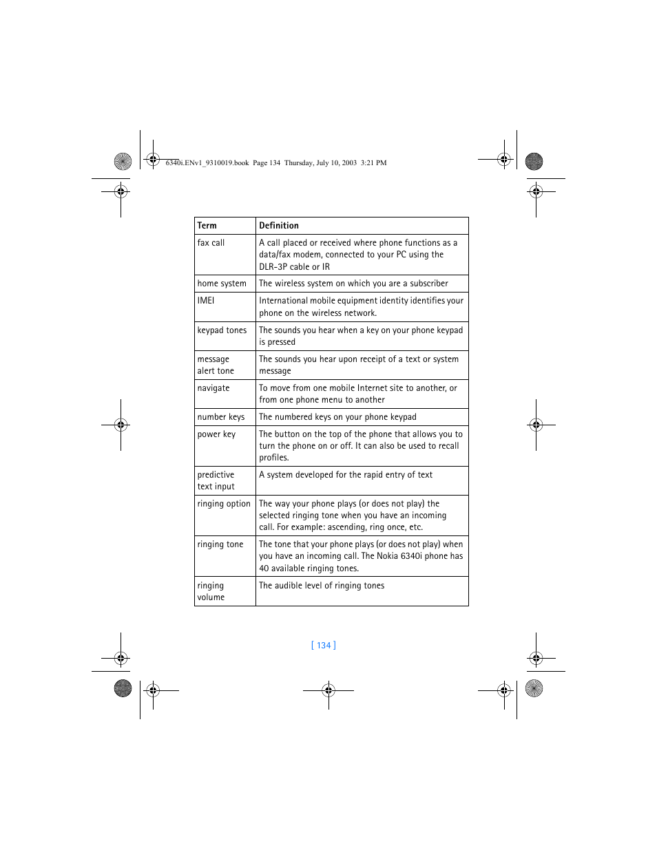Nokia 6340i User Manual | Page 141 / 169