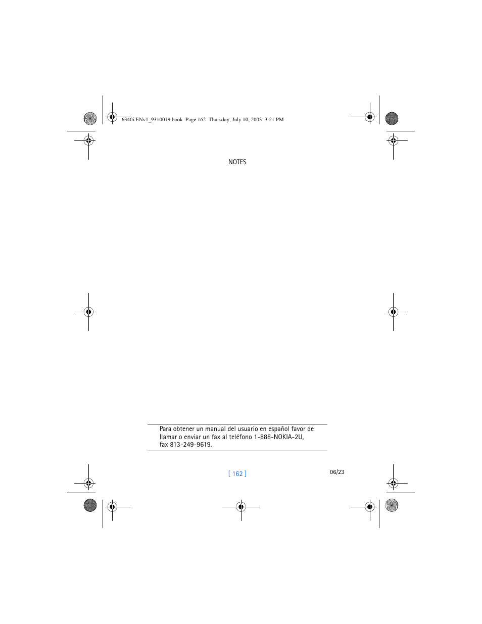 Nokia 6340i User Manual | Page 169 / 169