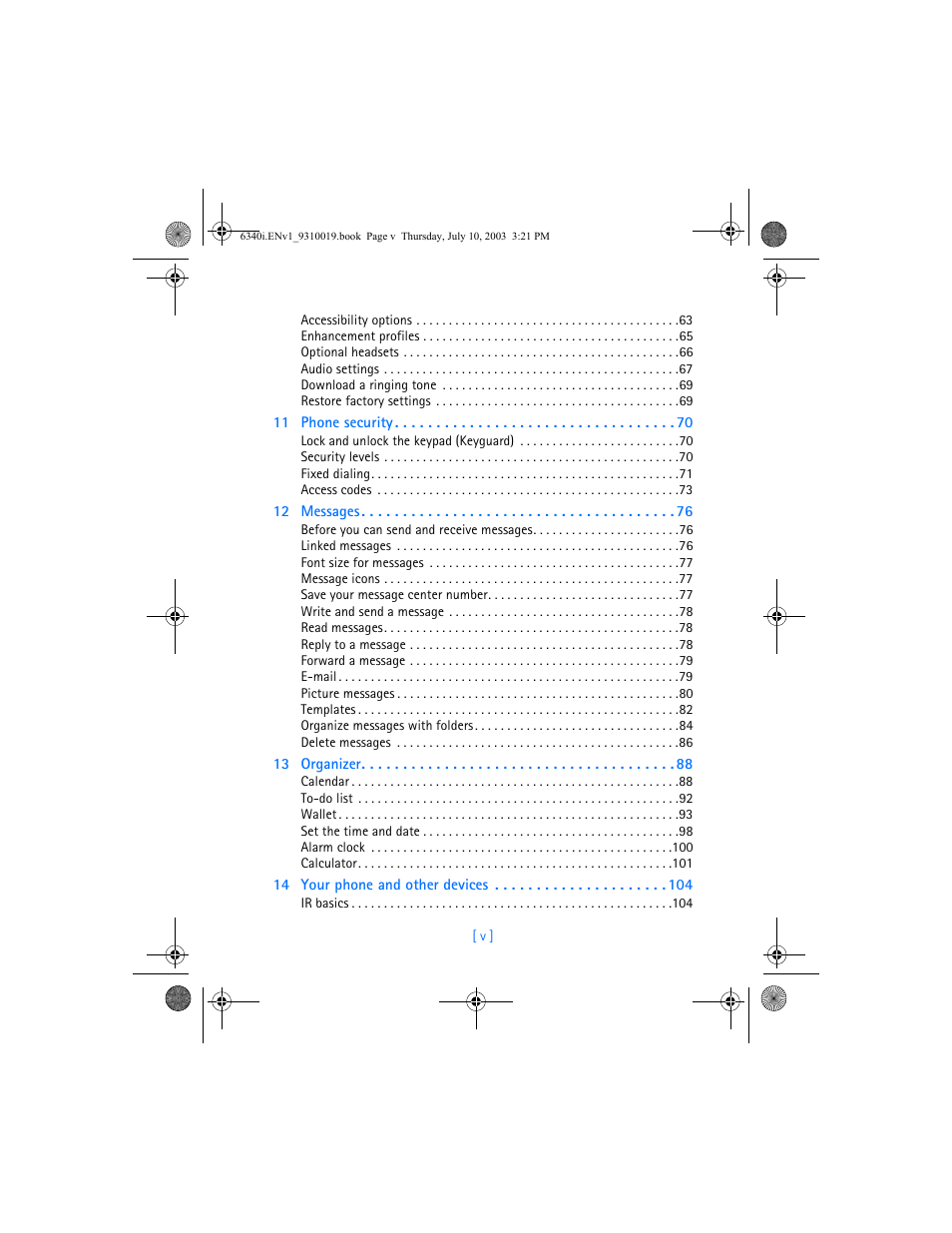 Nokia 6340i User Manual | Page 6 / 169