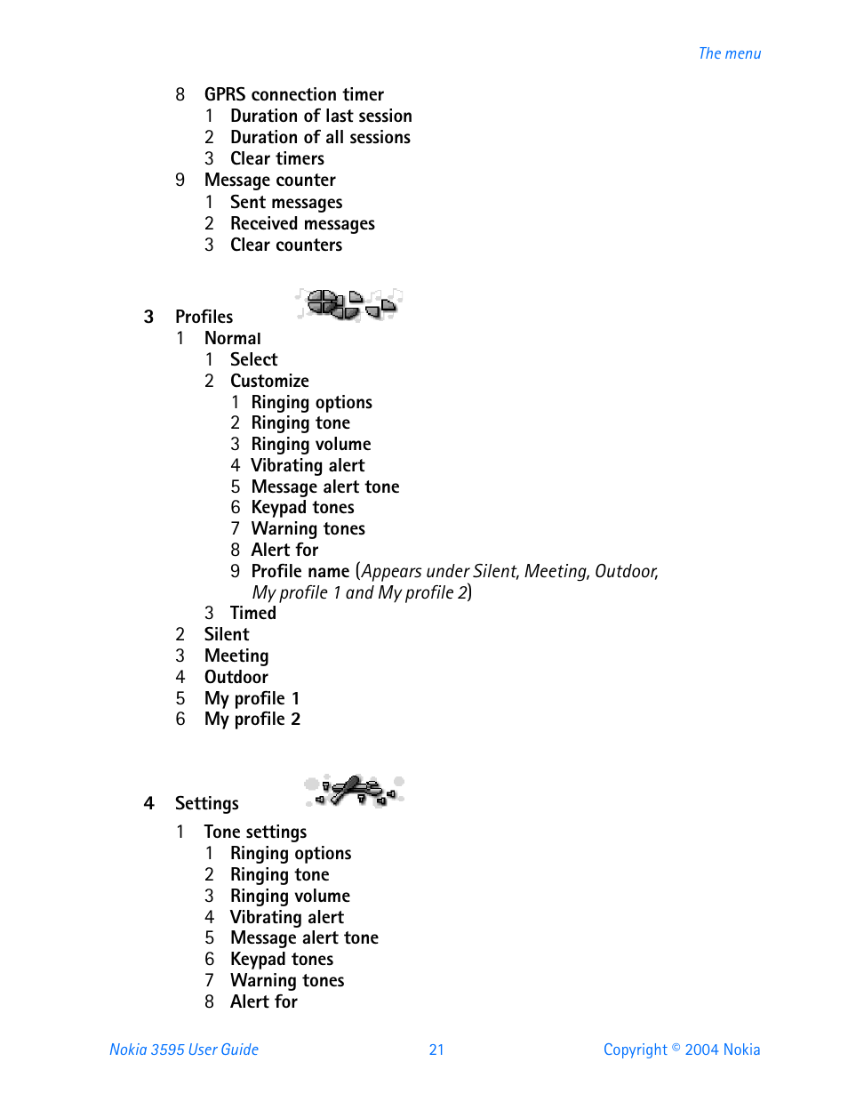 Nokia 3595 User Manual | Page 32 / 153