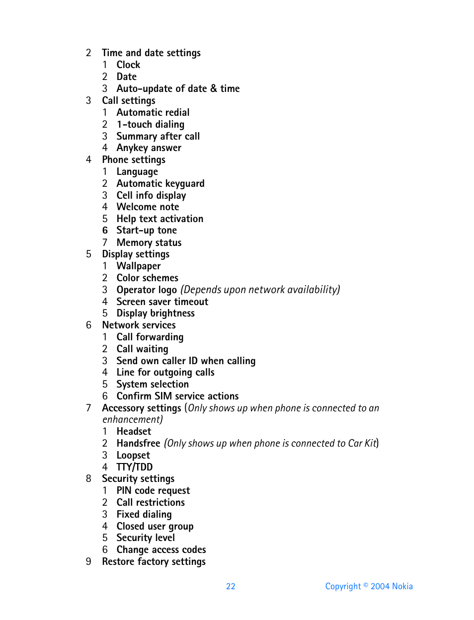 Nokia 3595 User Manual | Page 33 / 153