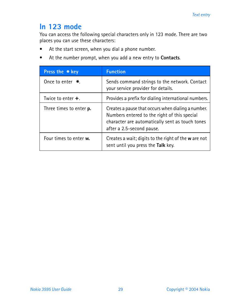 Nokia 3595 User Manual | Page 40 / 153