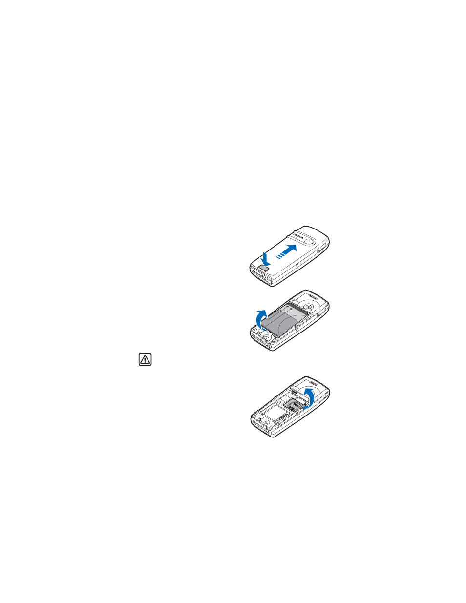 4 basic operations, Install the sim card, Remove the back cover | Remove the battery, Insert the sim card, Basic operations, 4basic operations | Nokia 6230 User Manual | Page 31 / 193