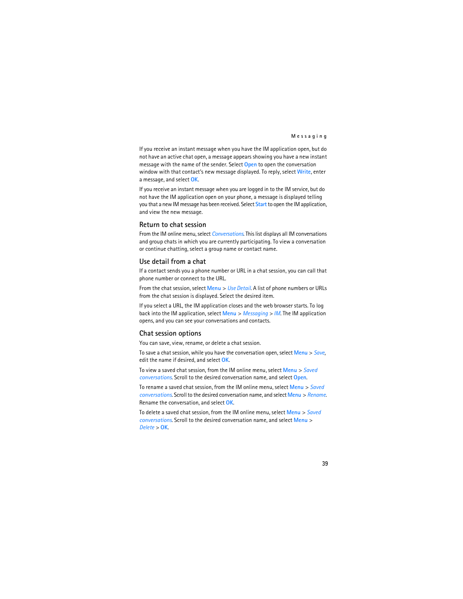 Nokia 6555 User Manual | Page 40 / 91