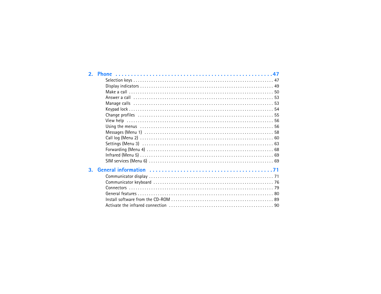 Nokia 9290 User Manual | Page 10 / 344