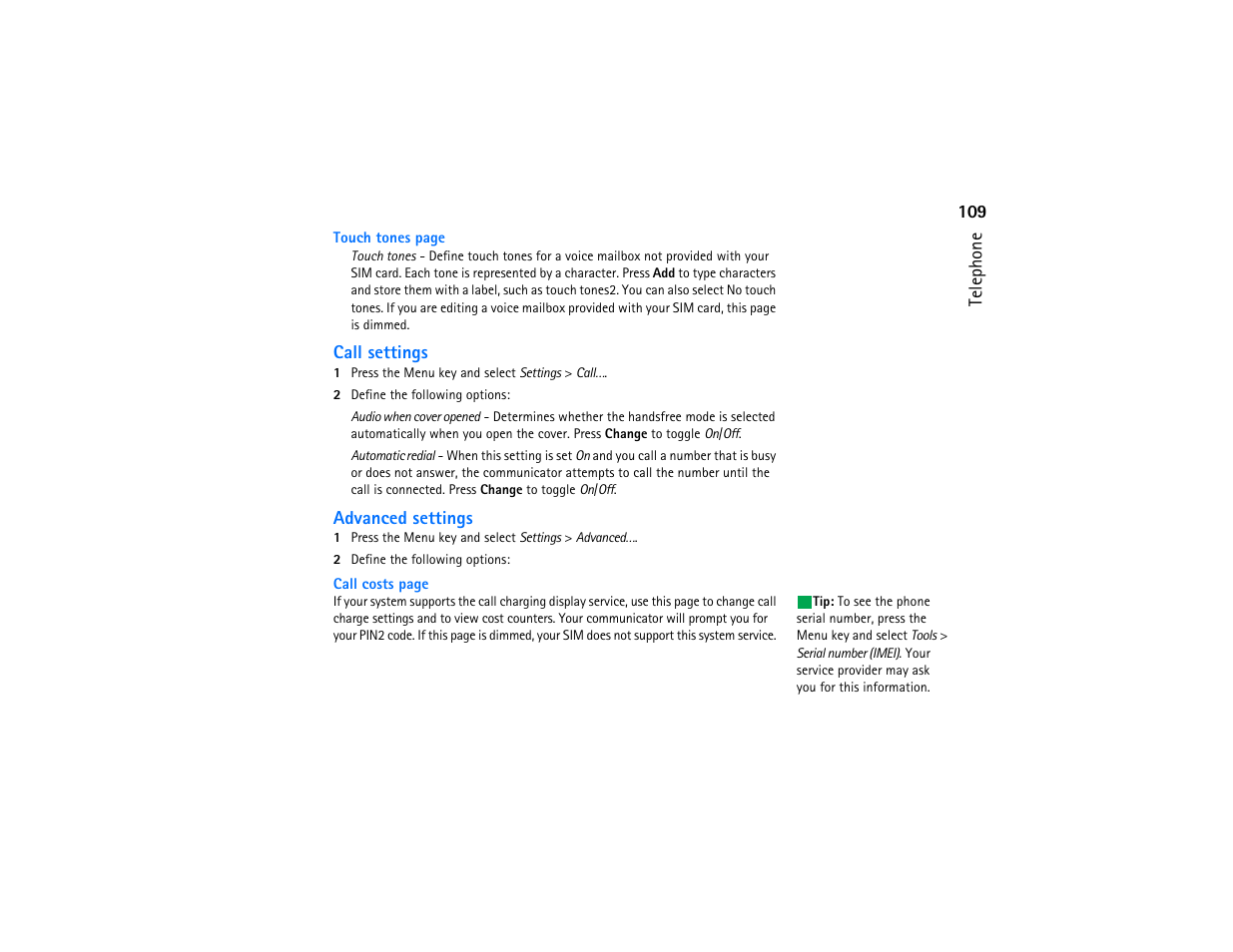 Nokia 9290 User Manual | Page 127 / 344