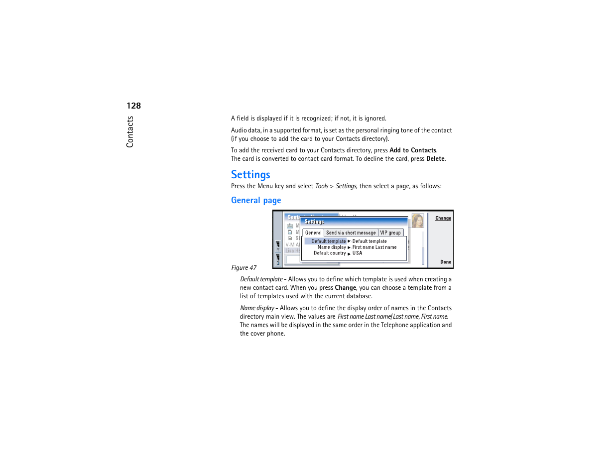 Settings | Nokia 9290 User Manual | Page 146 / 344