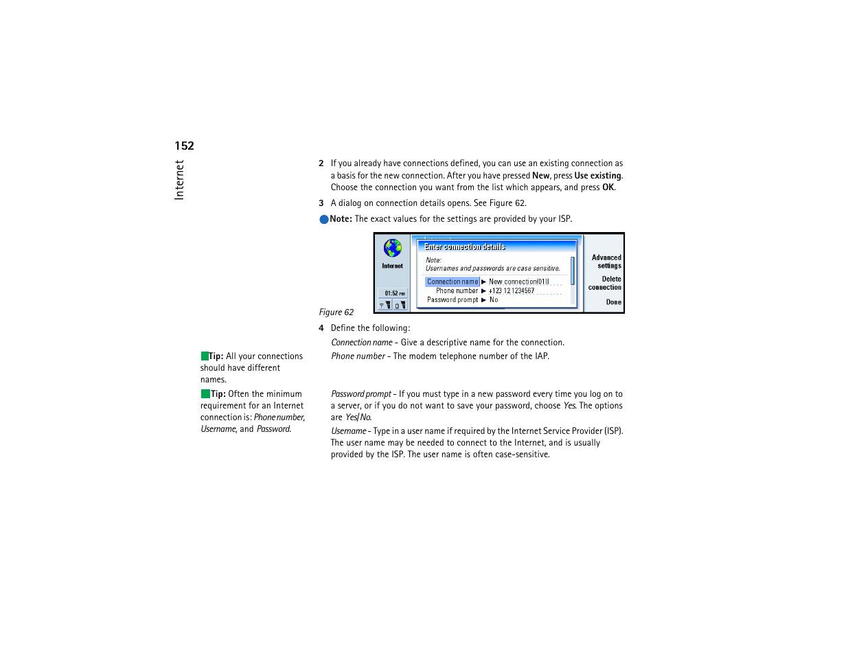 152 internet | Nokia 9290 User Manual | Page 170 / 344