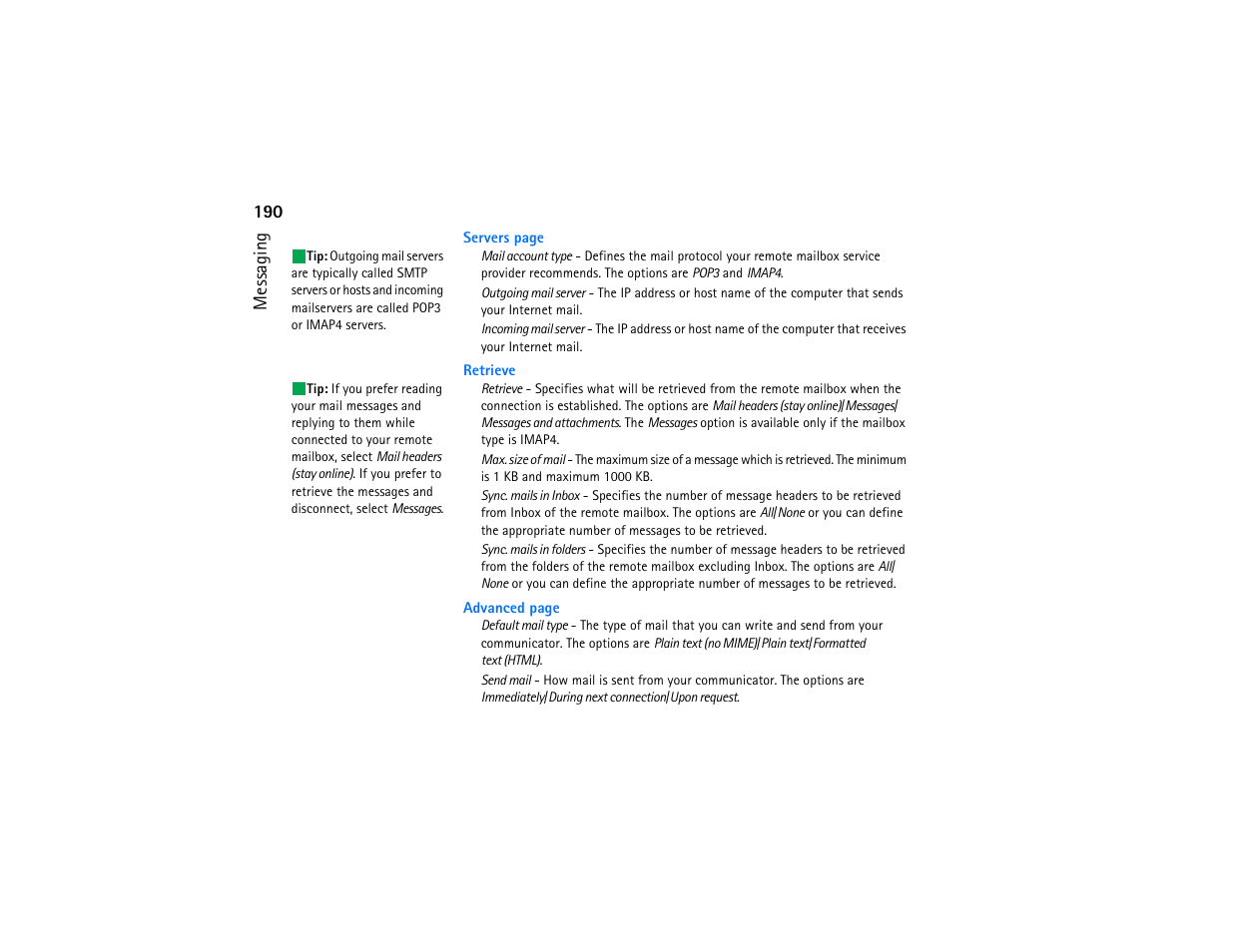 Nokia 9290 User Manual | Page 208 / 344