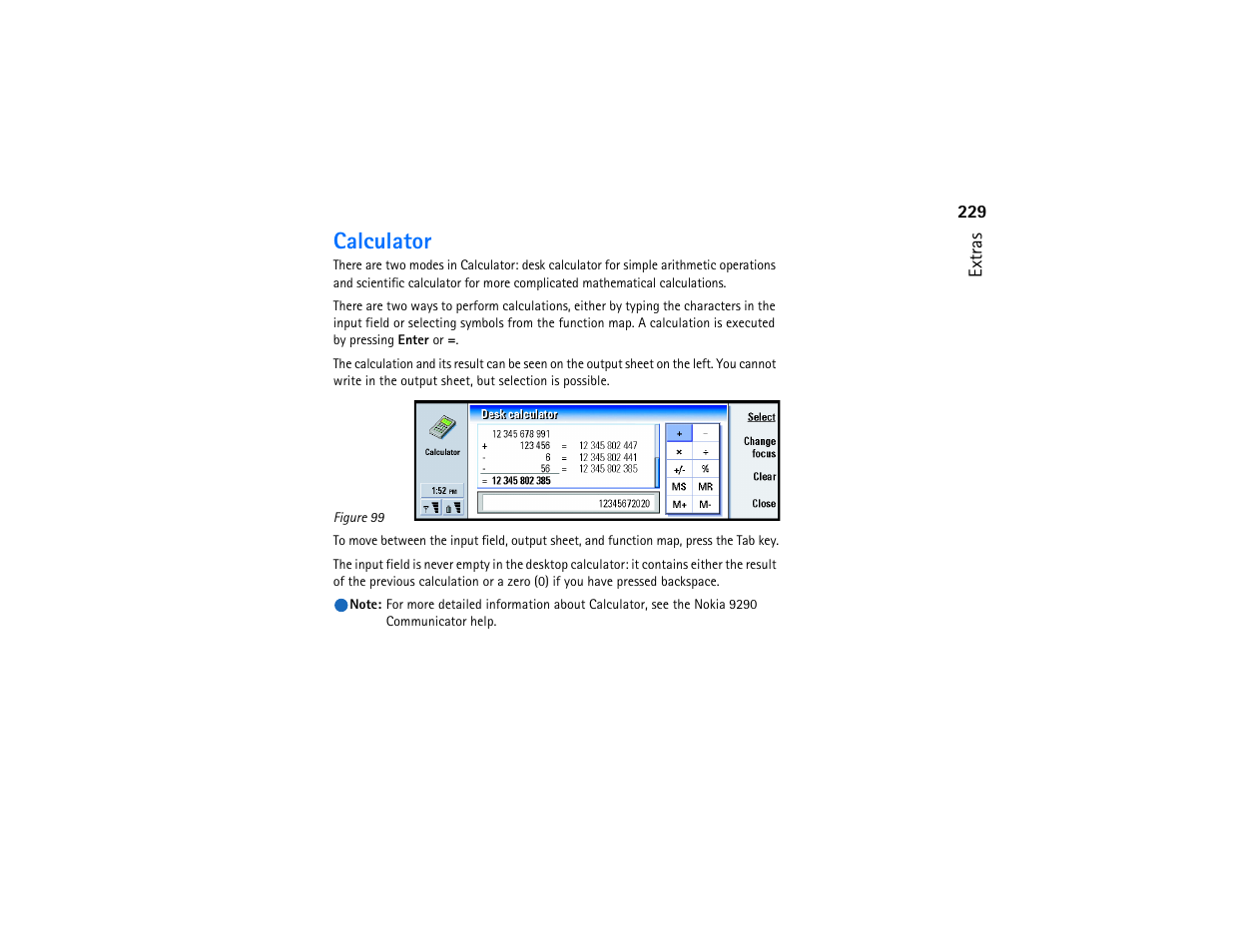 Calculator | Nokia 9290 User Manual | Page 247 / 344