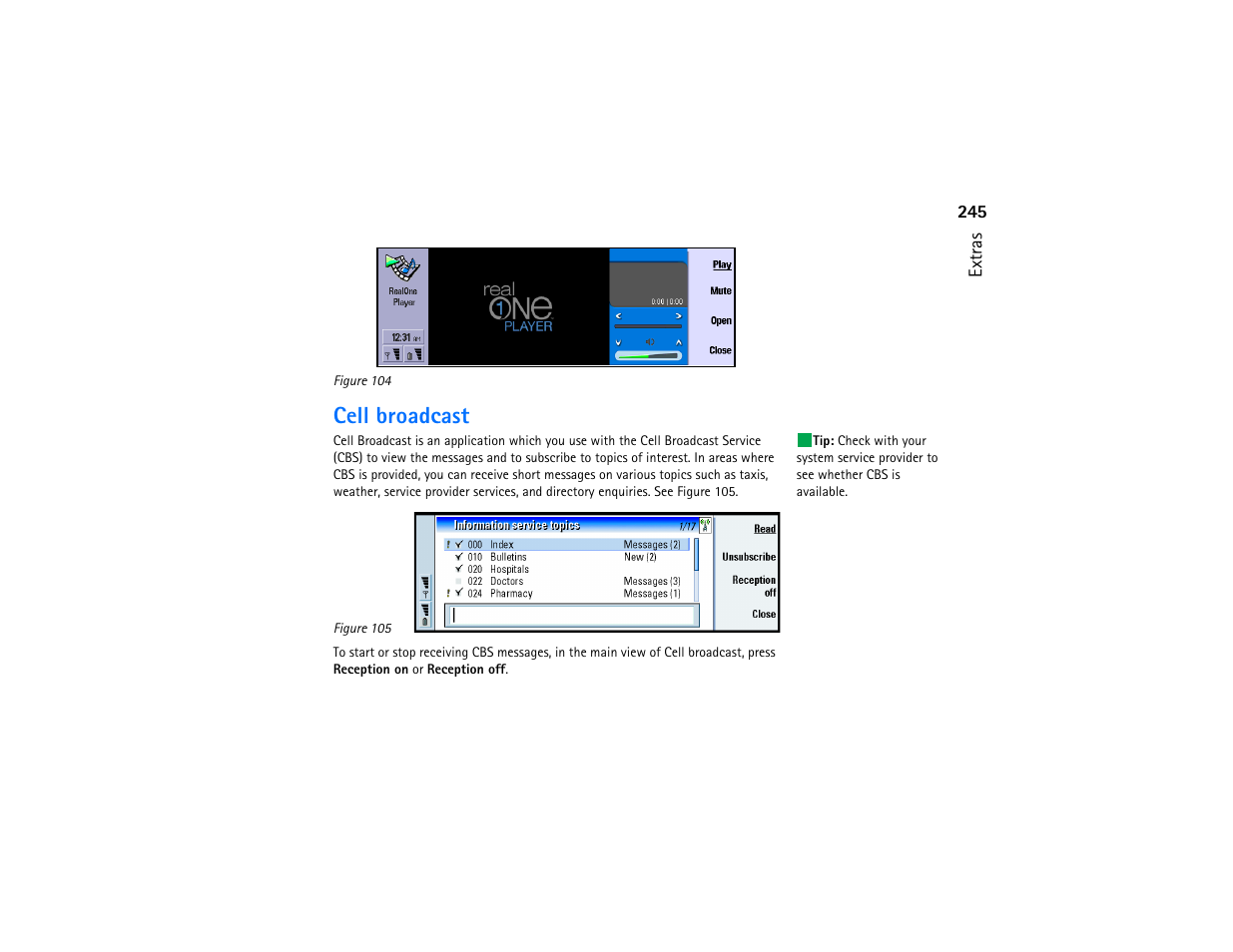 Cell broadcast | Nokia 9290 User Manual | Page 263 / 344