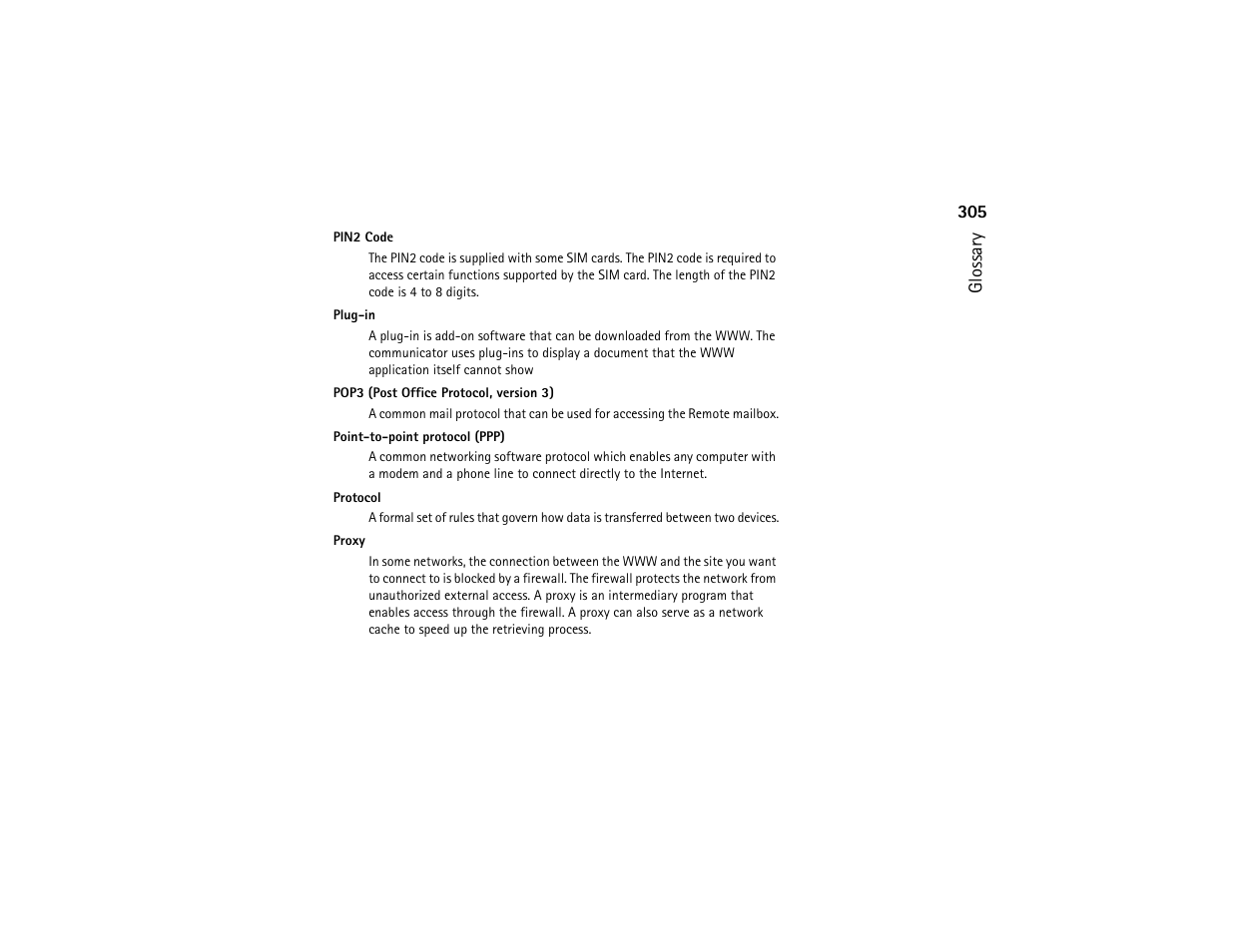 Nokia 9290 User Manual | Page 323 / 344