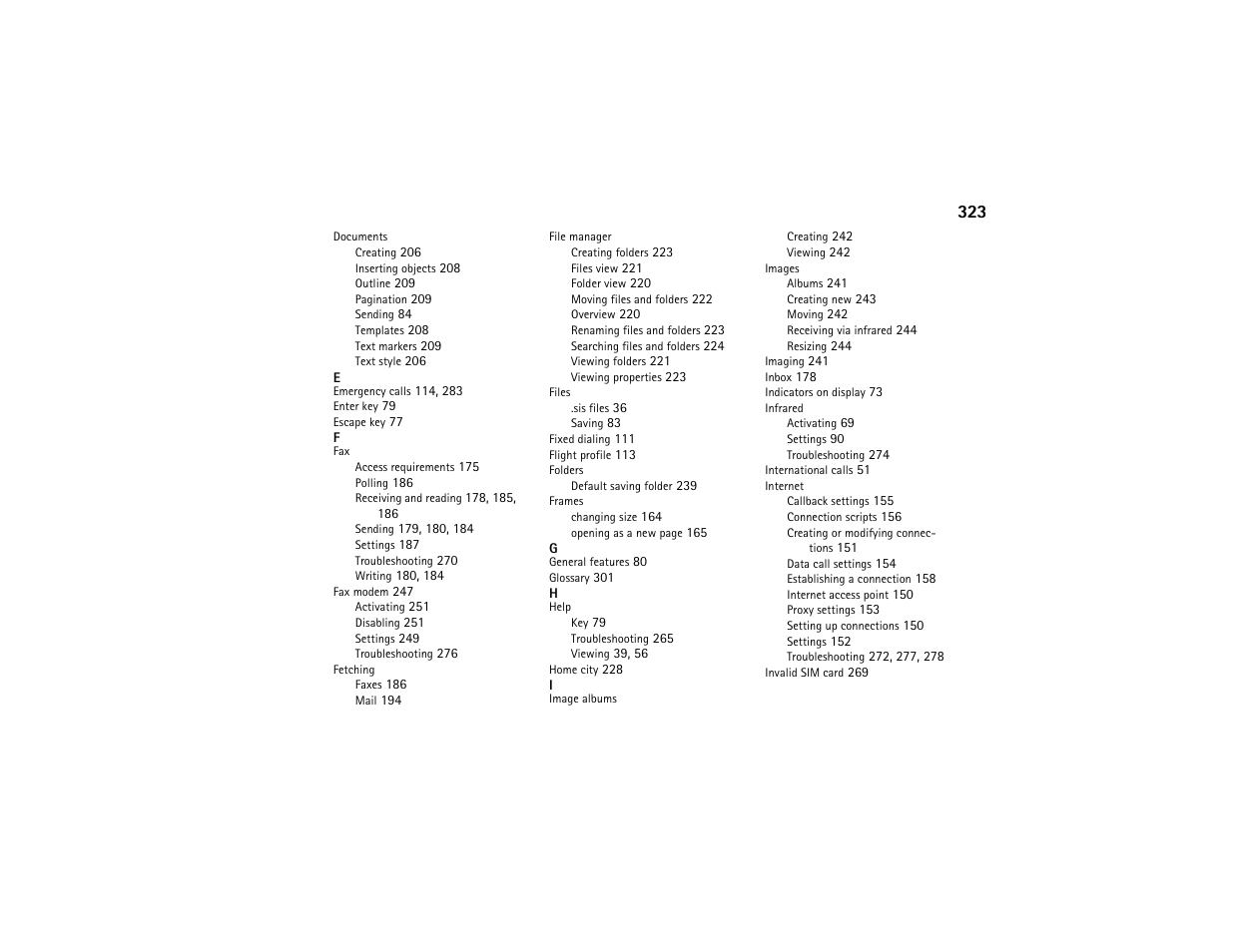 Nokia 9290 User Manual | Page 341 / 344