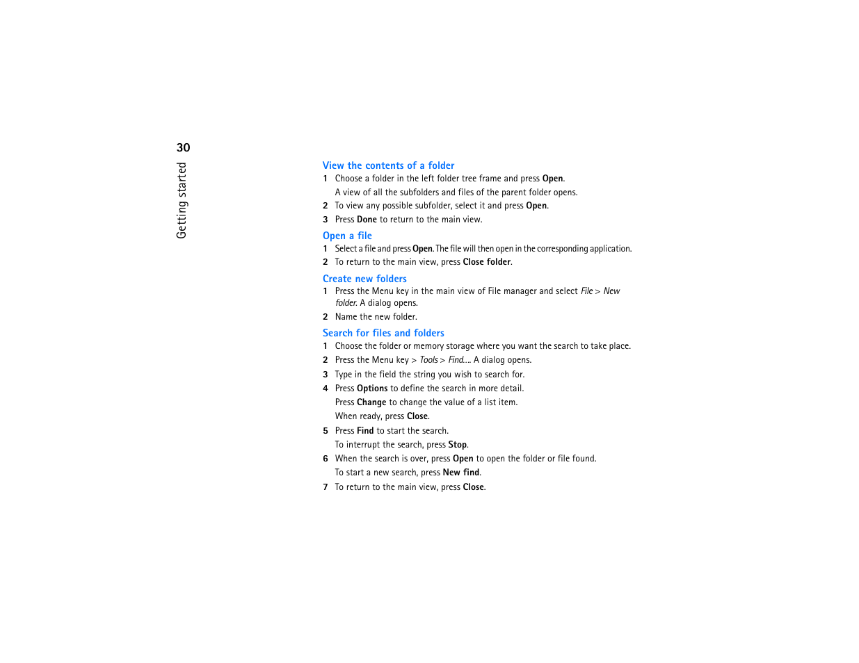 30 getting started | Nokia 9290 User Manual | Page 48 / 344