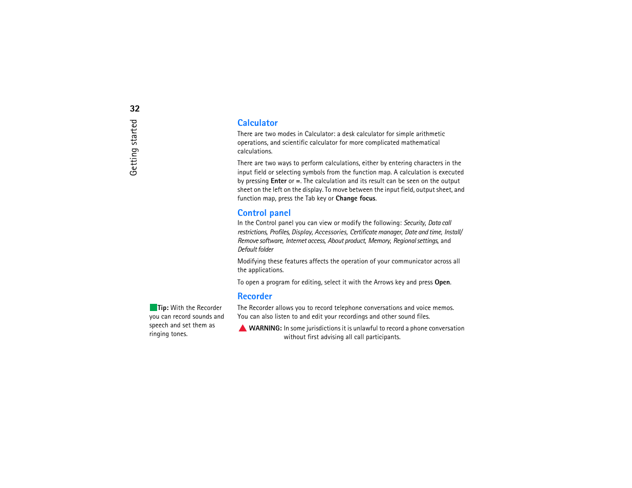 Nokia 9290 User Manual | Page 50 / 344