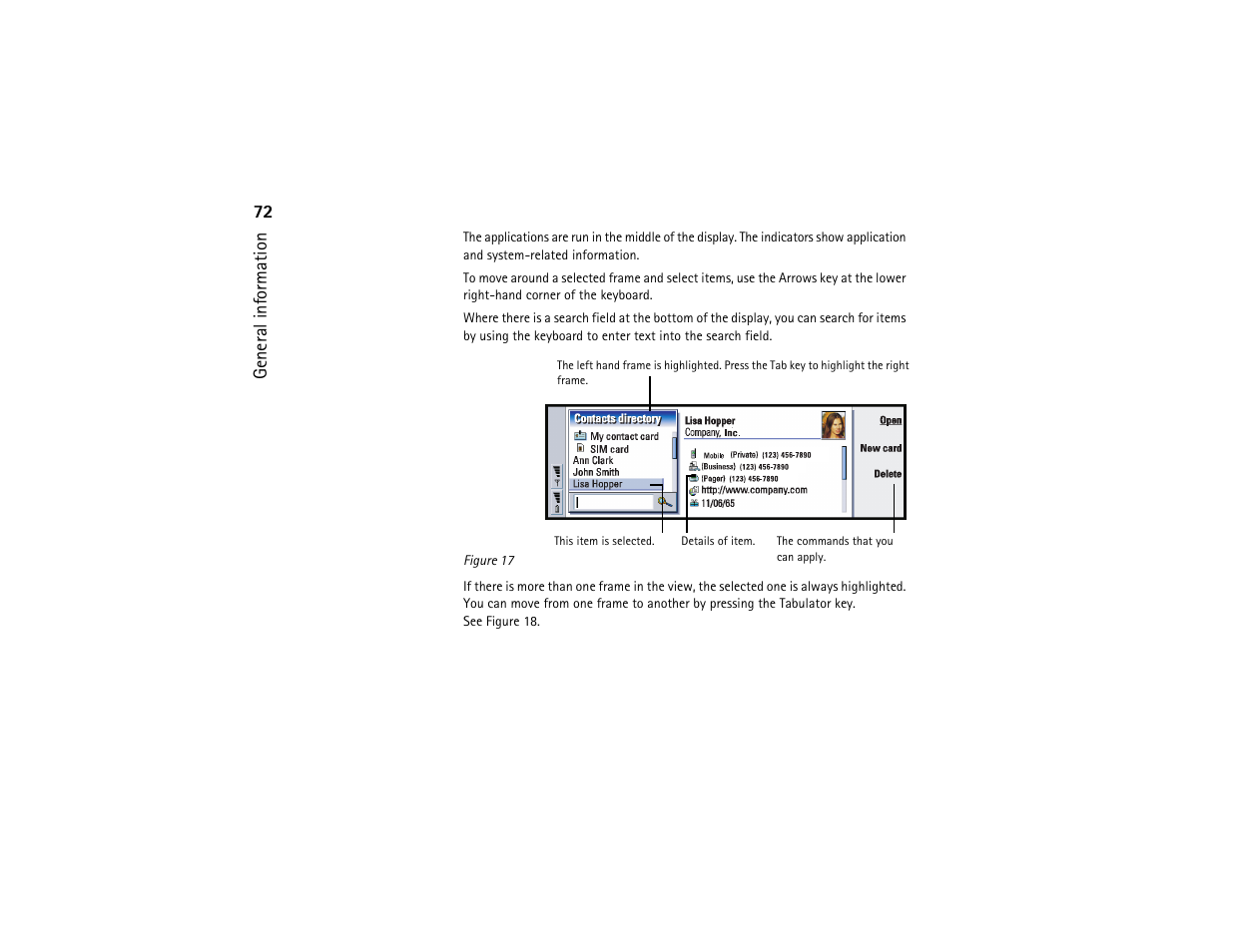 72 general information | Nokia 9290 User Manual | Page 90 / 344