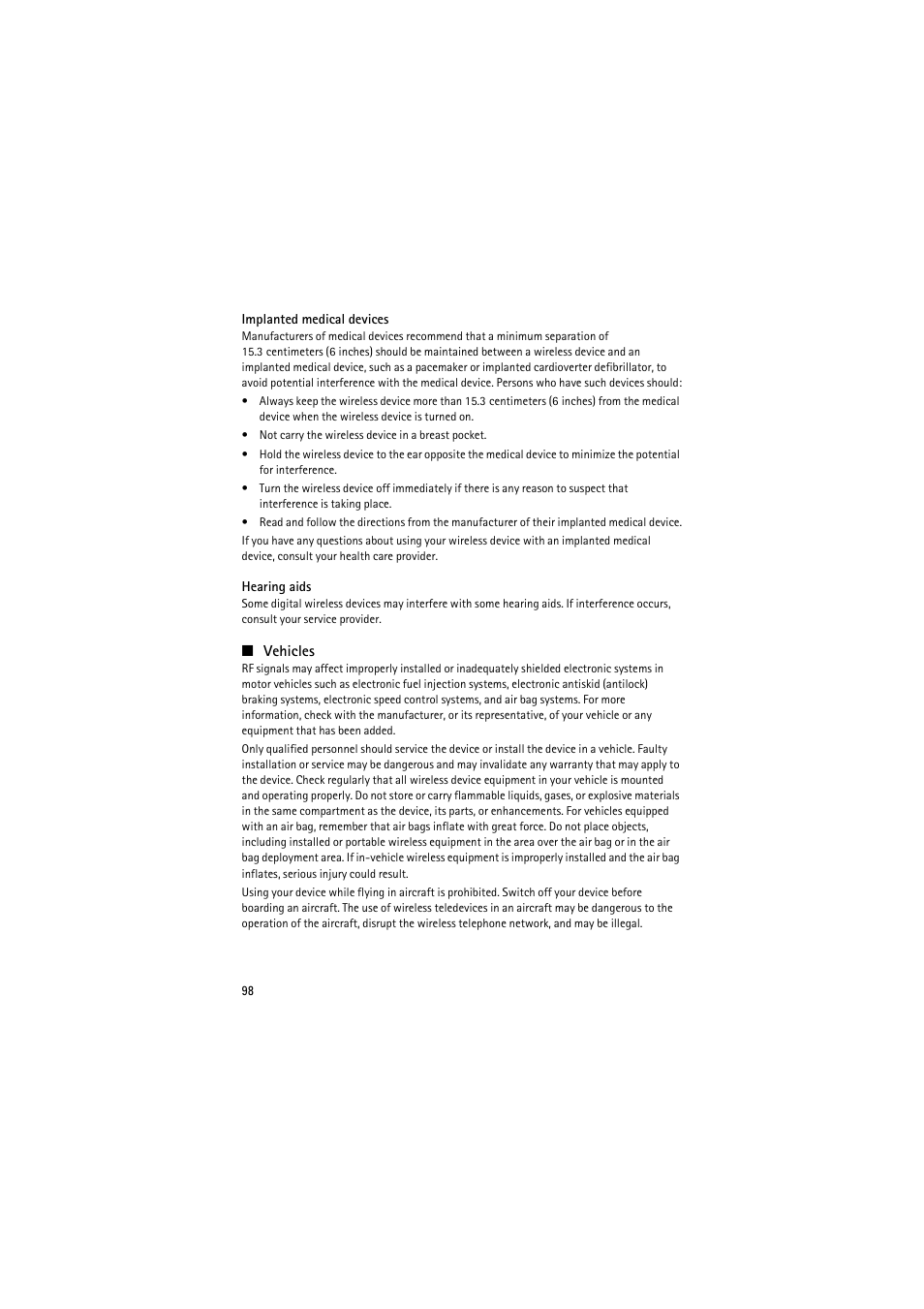 Nokia 6120 classic User Manual | Page 98 / 103