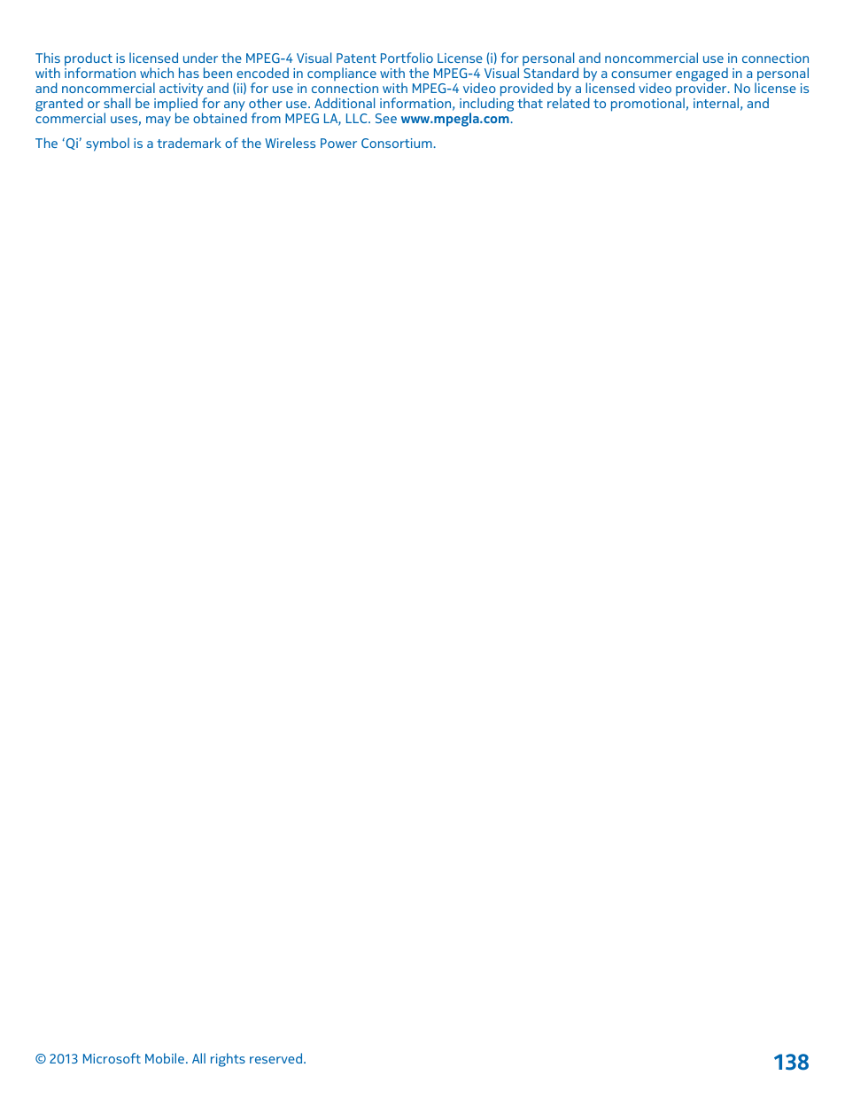 Nokia Lumia 925 User Manual | Page 138 / 138