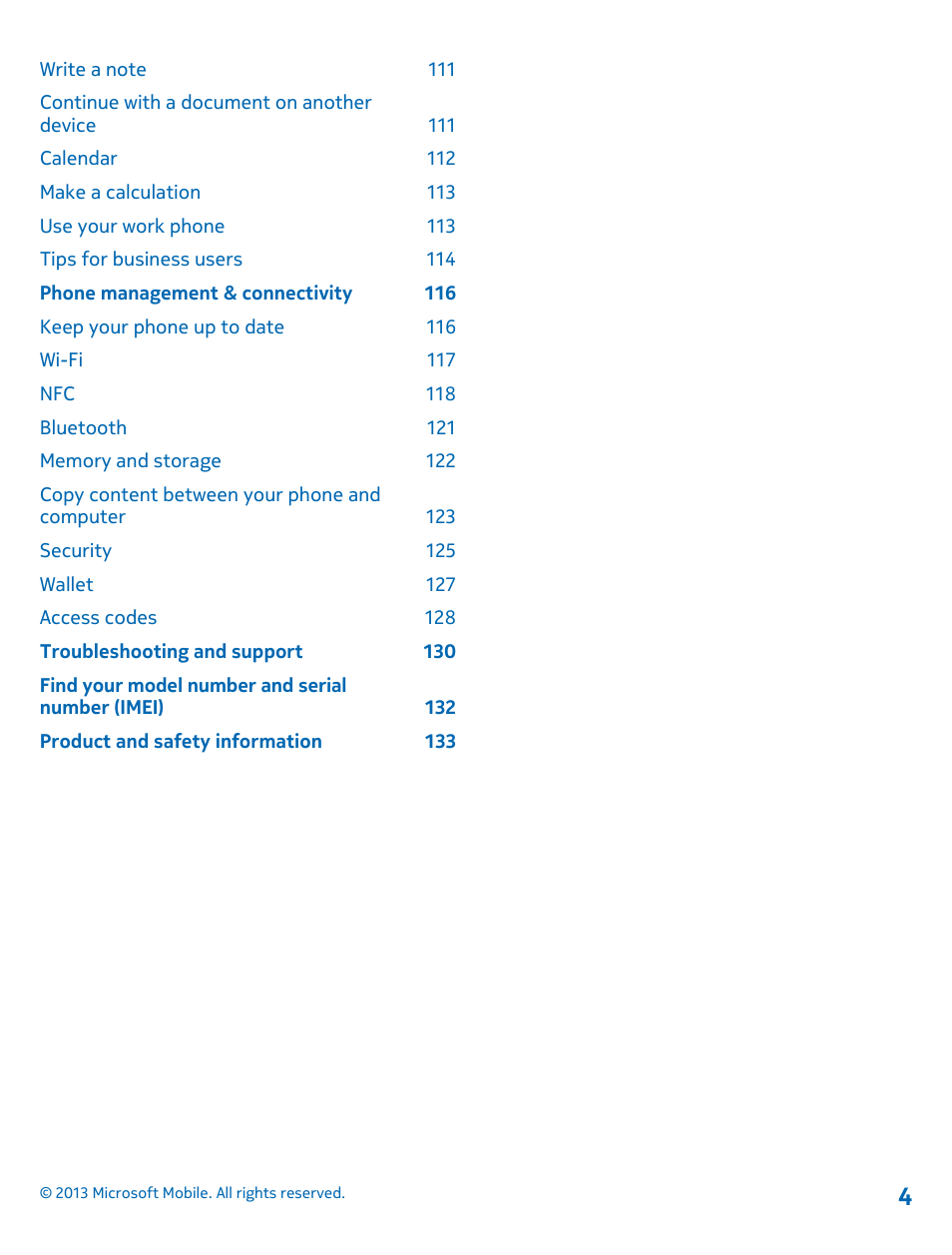 Nokia Lumia 925 User Manual | Page 4 / 138