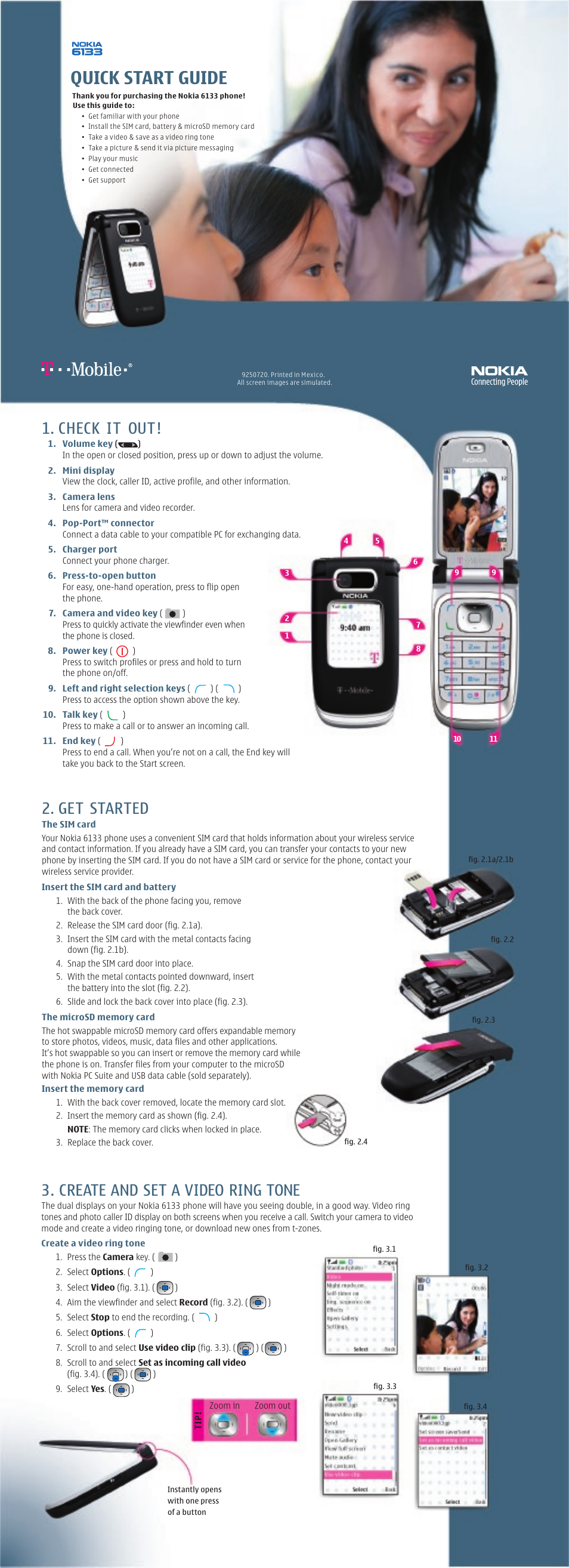 Nokia 6133 User Manual | 2 pages