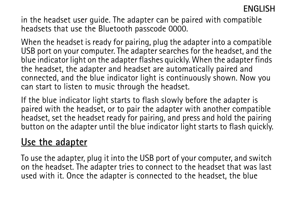 Nokia Bluetooth Headset BH-601 User Manual | Page 2 / 6