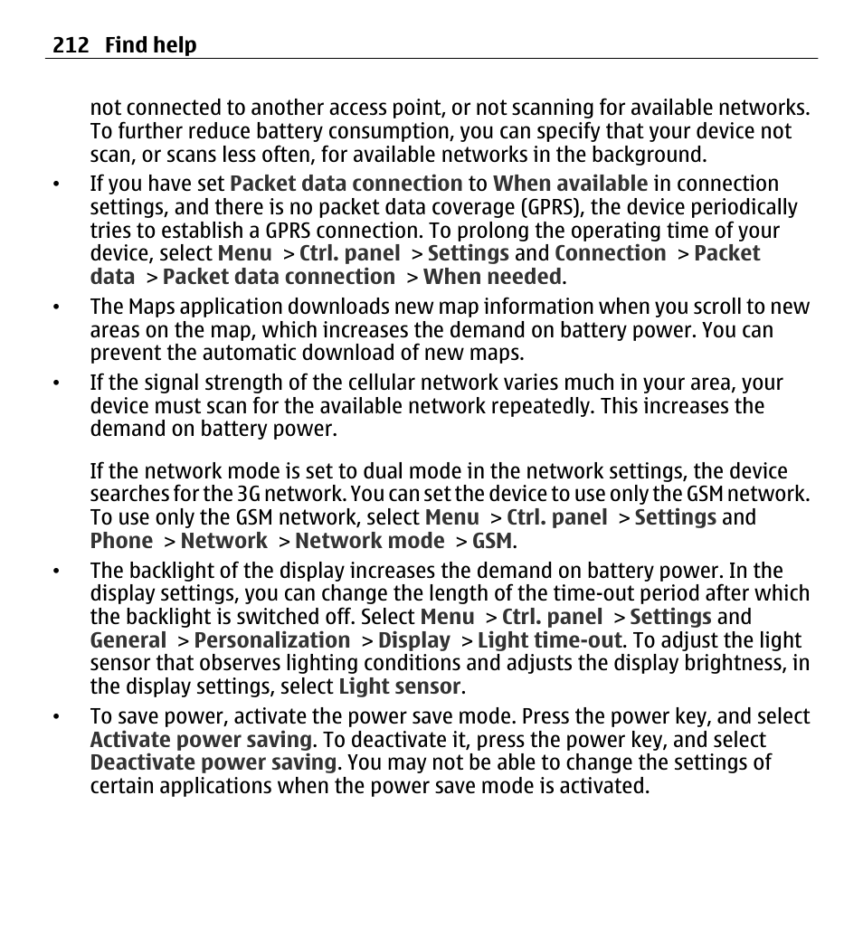 Nokia E5-00 User Manual | Page 212 / 230