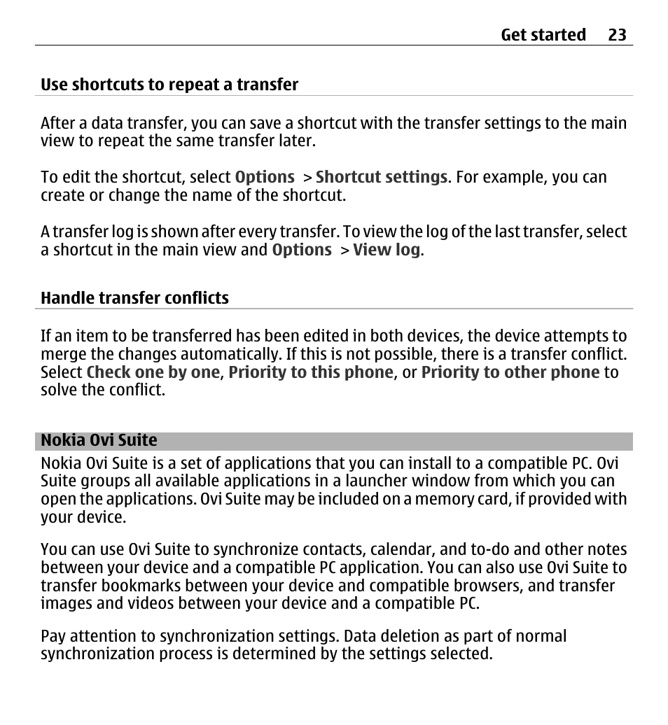 Nokia ovi suite | Nokia E5-00 User Manual | Page 23 / 230