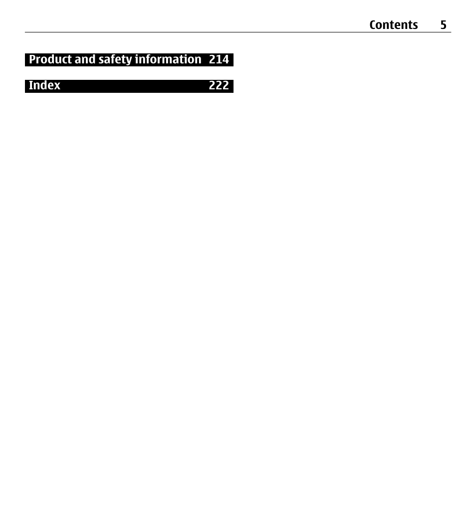 Nokia E5-00 User Manual | Page 5 / 230