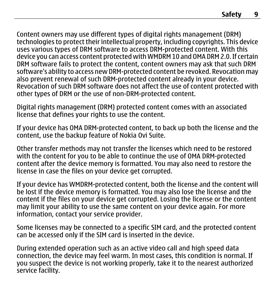Nokia E5-00 User Manual | Page 9 / 230