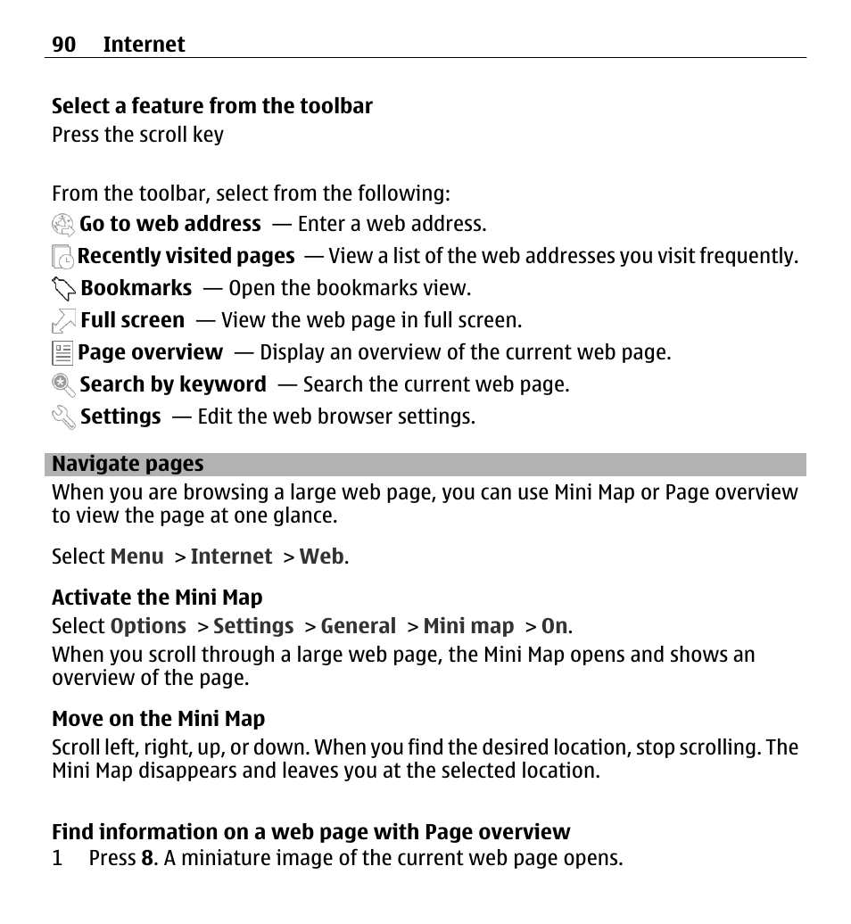 Nokia E5-00 User Manual | Page 90 / 230