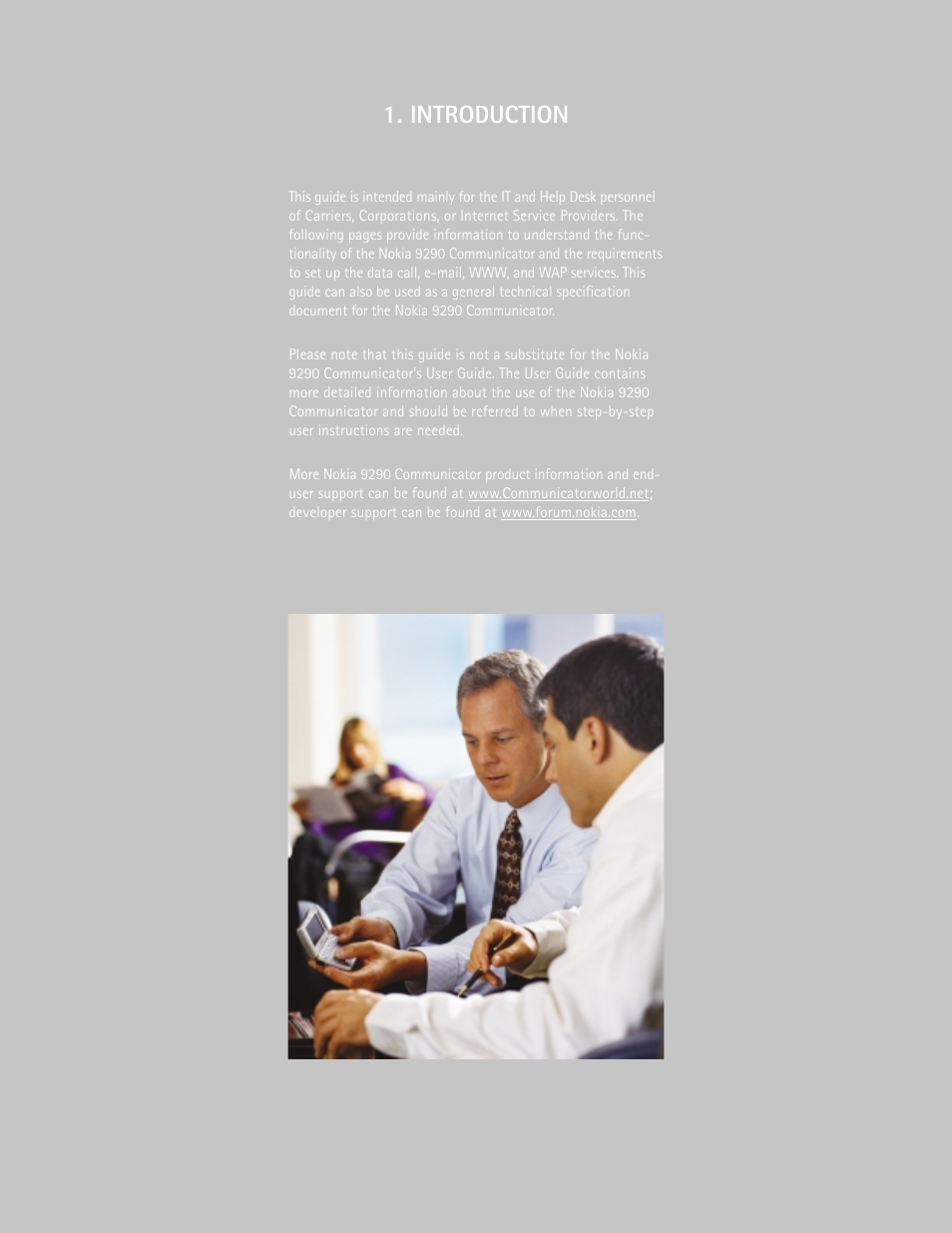 Introduction | Nokia 9290 User Manual | Page 5 / 48