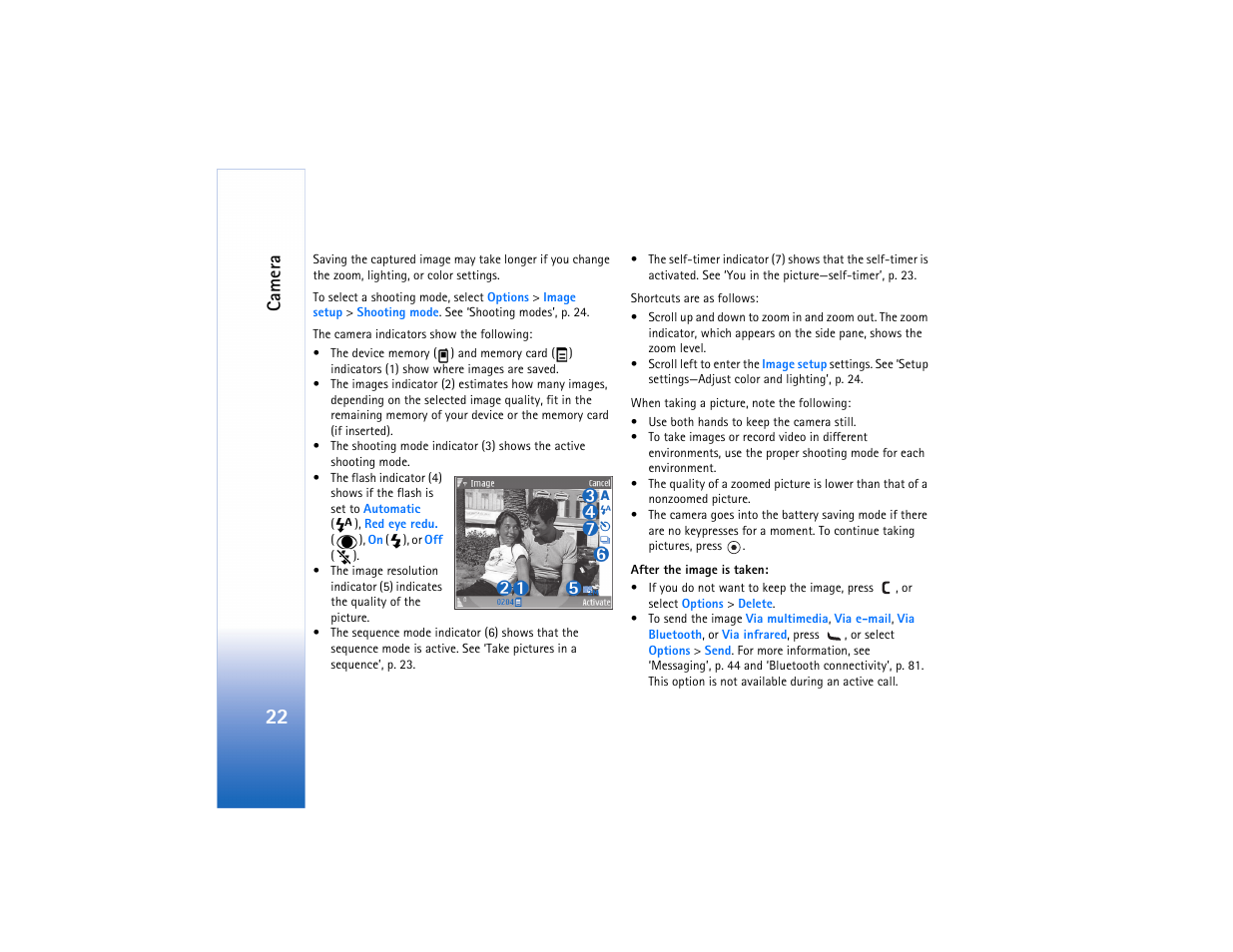 Camera | Nokia N80 Internet Edition User Manual | Page 23 / 131